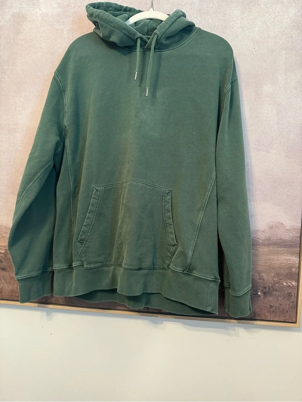 J. Crew  Vintage Green Hoodie Size L